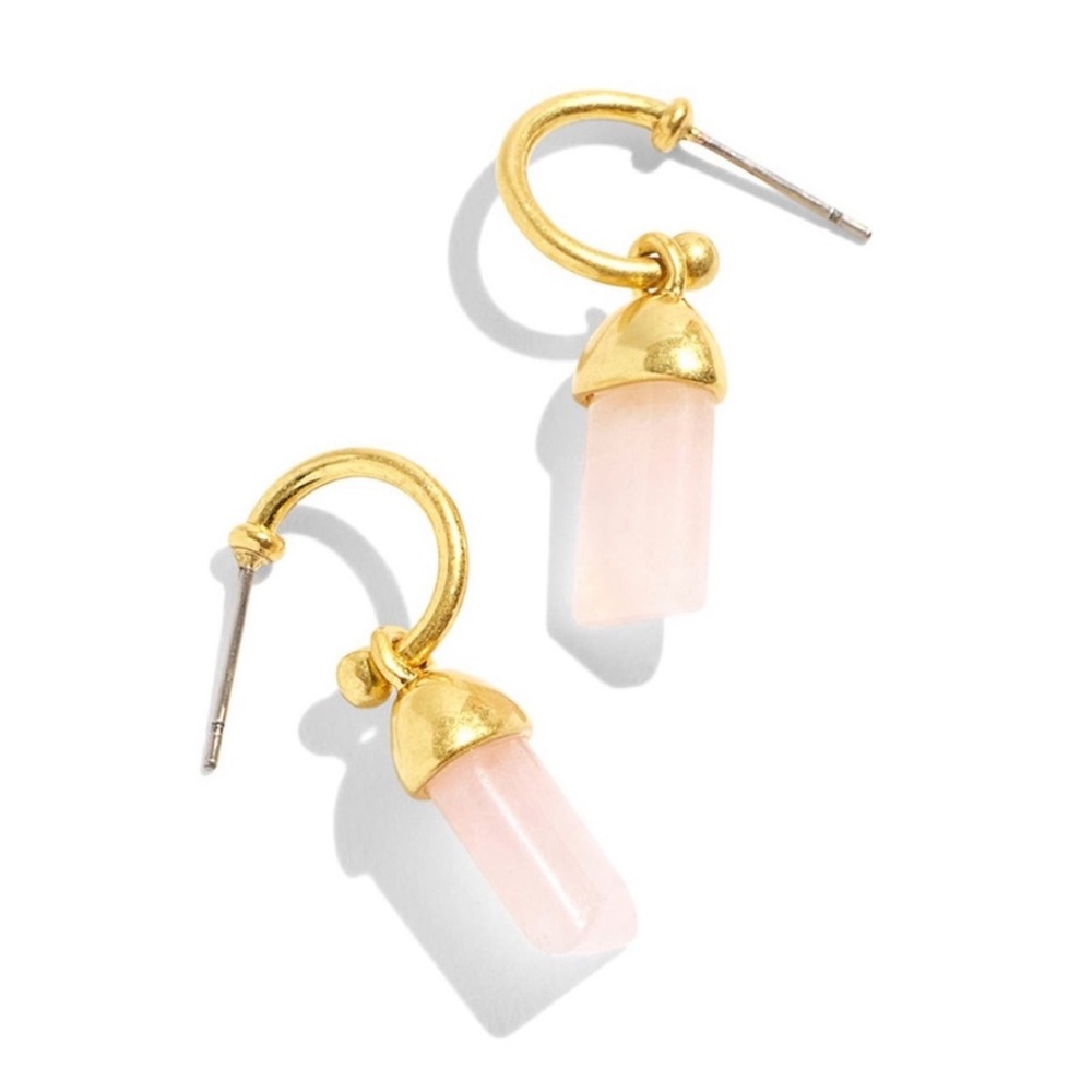 sale | madewell | column pendant stone earrings - Picture 3 of 3